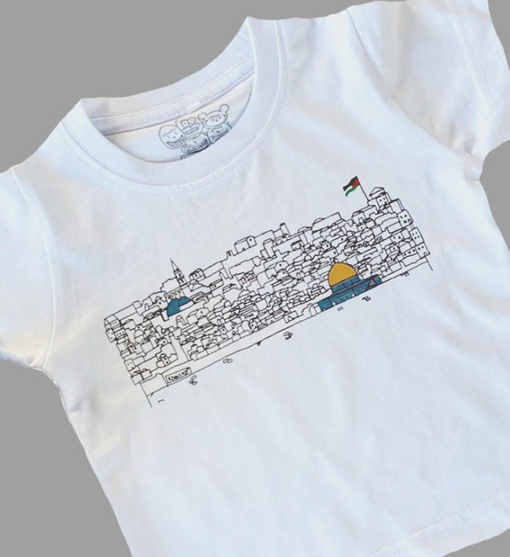 KIDS JERUSALEM SKYLINE T-SHIRT